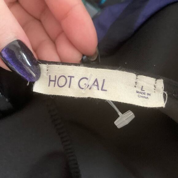 Hot gal large high low halter dress new - Picture 5 of 6